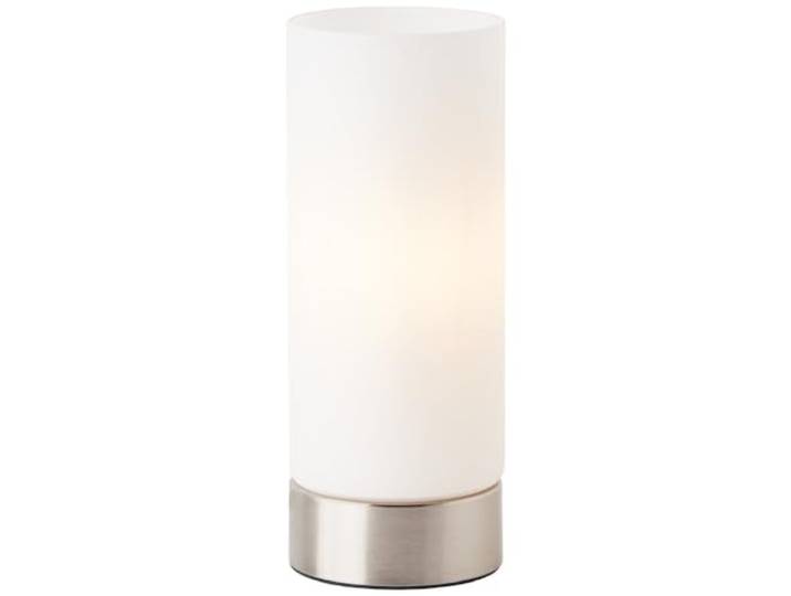 Brilliant Elmer 93076/05 Tischlampe E14 - Glas/Metall - Eisen/Weiß