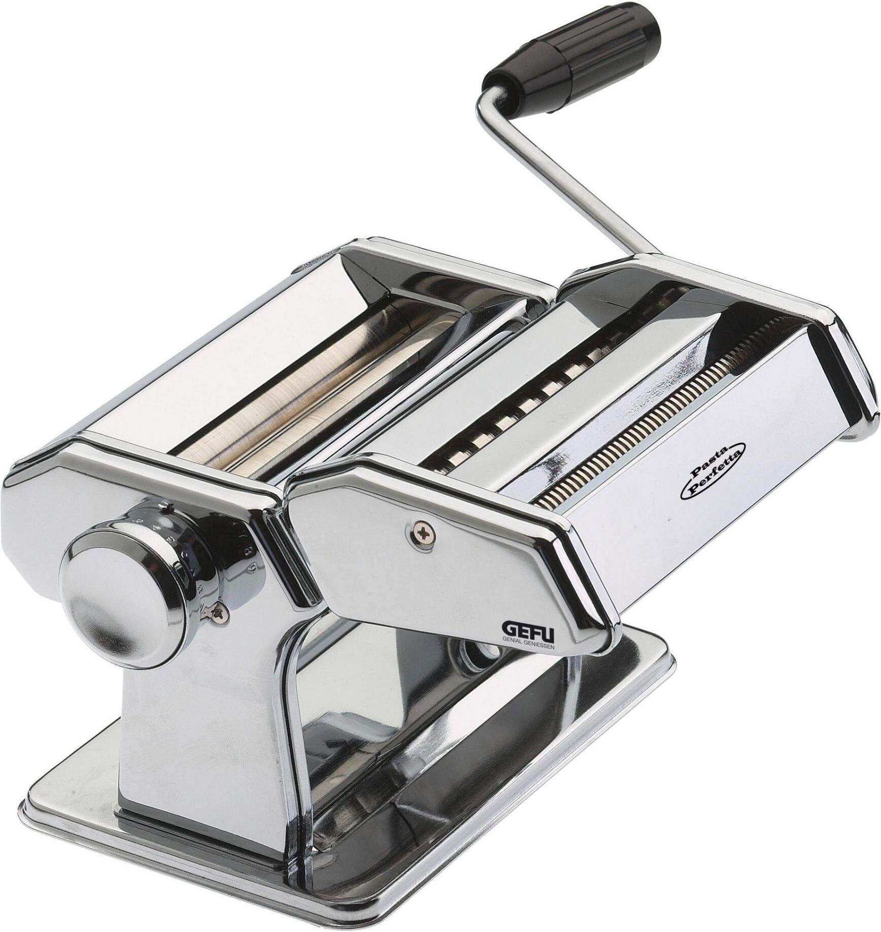 GEFU Nudelmaschine "PASTA PERFETTA", silber (silberfarben), Nudelmaschinen, Nudelmaschine silberfarben Einheitsgröße