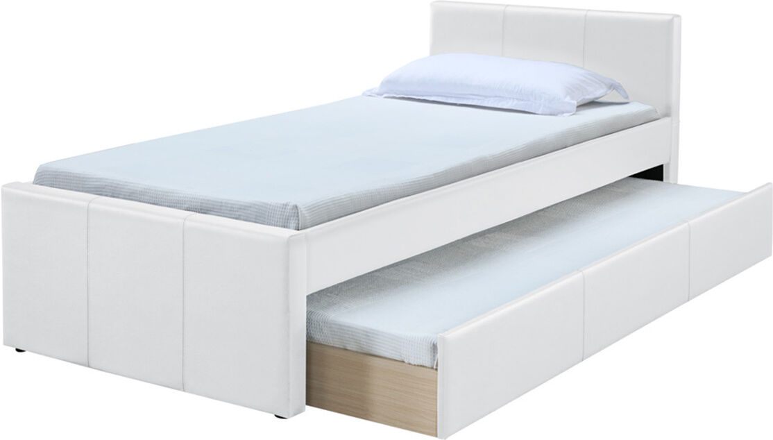 Miliboo Lit gigogne blanc mat 90x190 cm MACCO