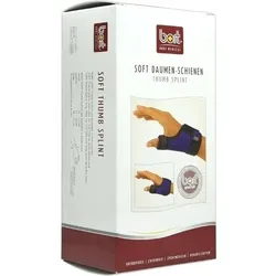 BORT Soft Daumenschiene kurz L blau 1 St