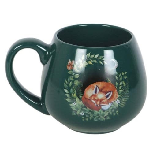 Something Different Green Sleeping Fox Ronde Mok Groen