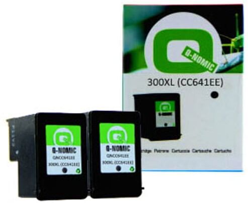 Q-Nomic Pack 300XL cartucho de tinta negro (2 unidades)