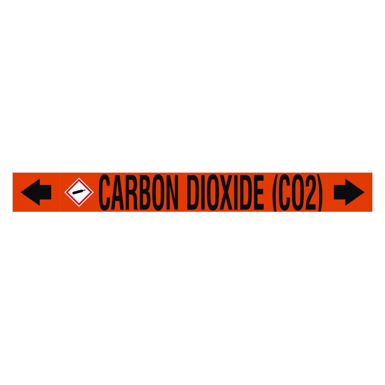 Brady ASME - Rohrmarkierer - Carbon Dioxide (CO2) (313401)