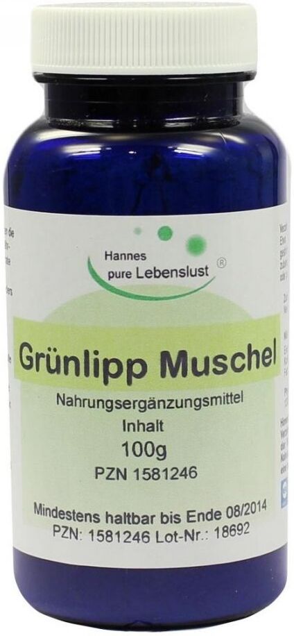 Grünlipp Muschel Pulver 100g