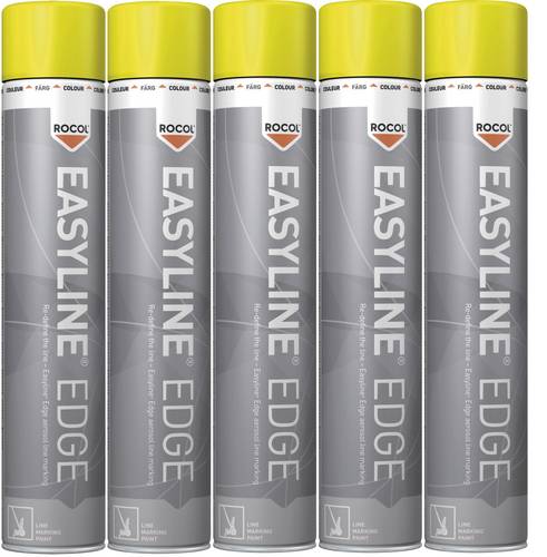 Rocol RS47001-5 Easyline EDGE Linienmarkierungsfarbe Gelb 5St.