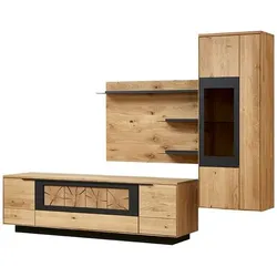 Wöstmann Wohnwand WM 1910 Holz Braun Wildeiche