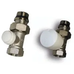 Ventil für Heizkörper Weiß Metall VENTILOBYCP
