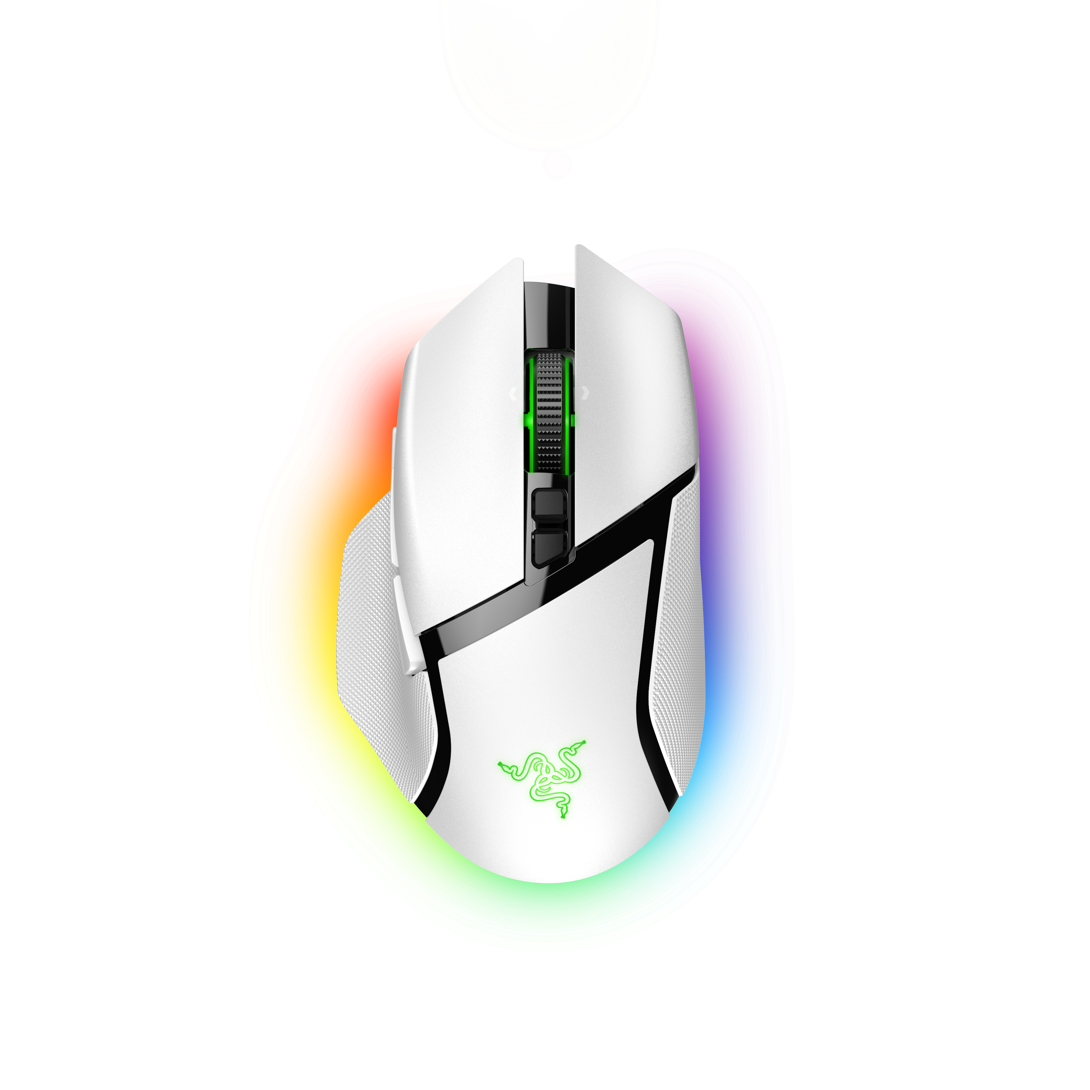 RAZER Basilisk V3 Pro Weiß Gaming Maus Powered by Razer Chroma™ RGB RZ01-04620200-R3G1