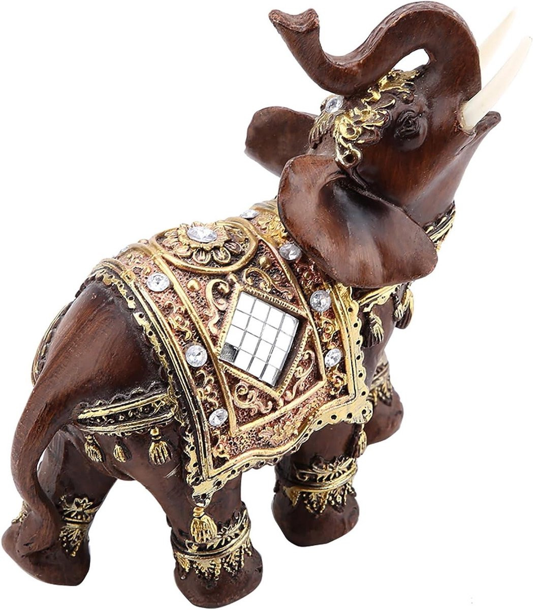 Decoratief Olifant Beeld - Feng Shui Ornament voor Huisdecoratie - Hoogwaardige Hars