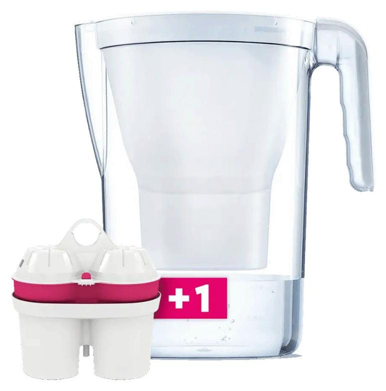 BWT Vida waterfilterkan, 2,6 liter, transparant, wit