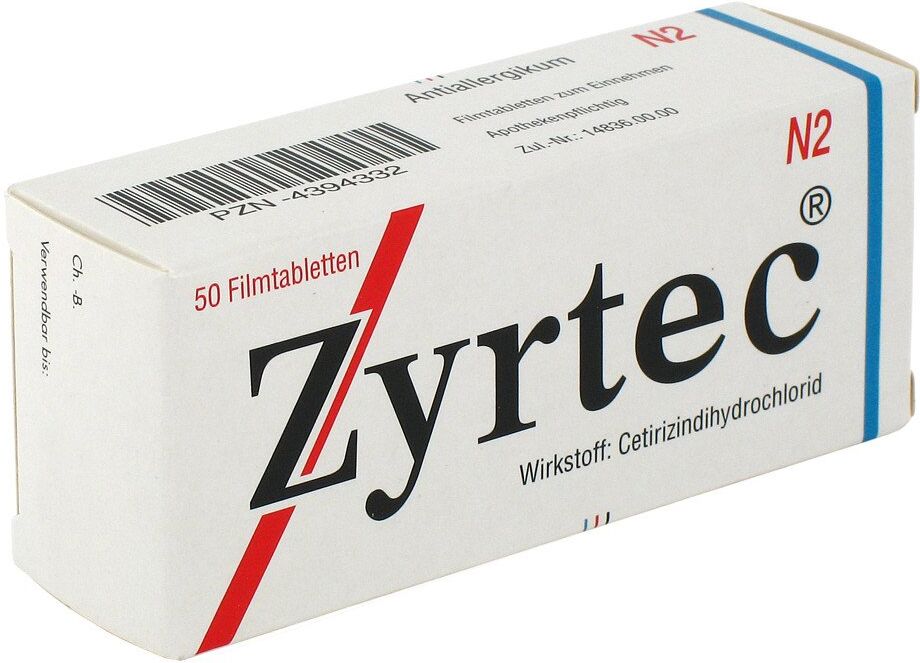 Zyrtec 10mg 50stk