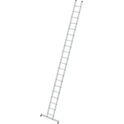Sprossen-Anlegeleiter aus Aluminium, mit nivello® -Traverse, 20 Sprossen