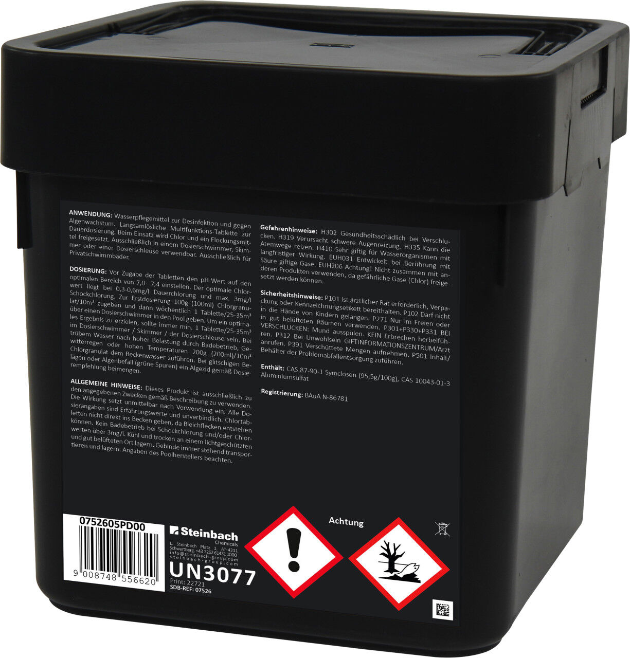 Steinbach Pool Professional Quattrotabs 200g organisch 5 kg