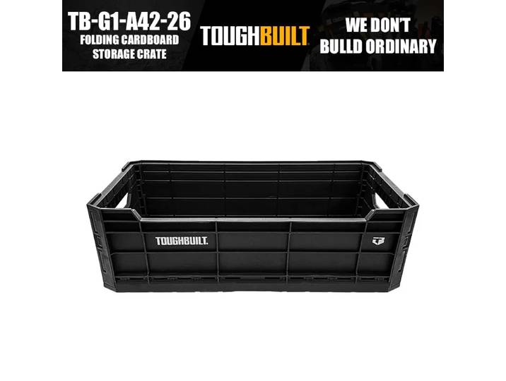 ToughBuilt TB-G1-A42-26 Boîte de rangement pliante en carton Boîte d'emballage d'outils