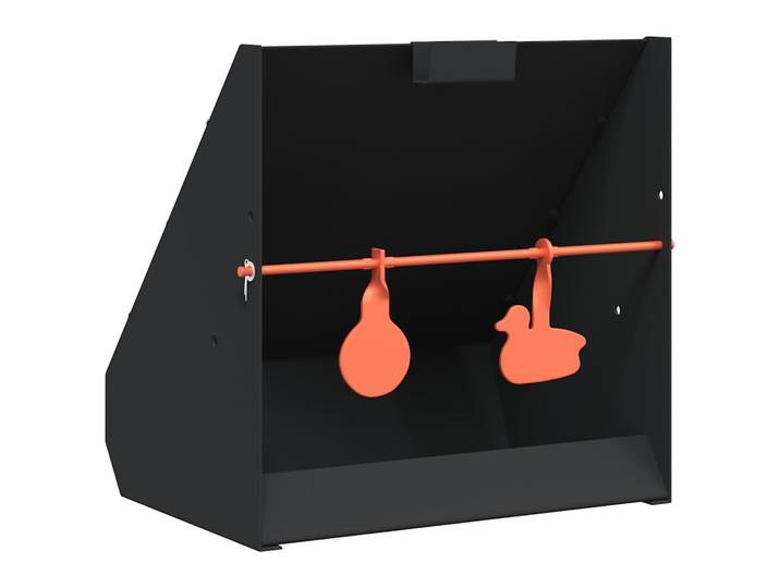 vidaXL Kugelfang Schwarz 31 x 23 x 31,5 cm Stahl