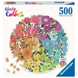 Ravensburger Puzzle - Circle of Colors - Flowers 500 Teile Puzzle
