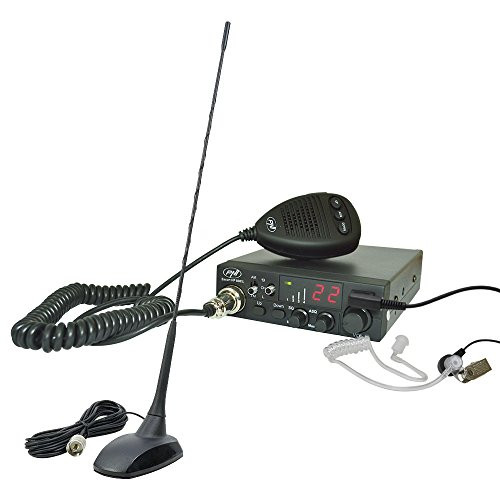 PNI Escort HP 8001L ASQ CB-radio met PNI Extra 48 antenne en sigarettenaanstekeradapter