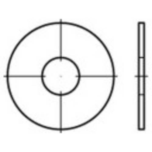 TOOLCRAFT Kotflügelscheiben 5.3mm 20mm Edelstahl A2 100 St. 1069836