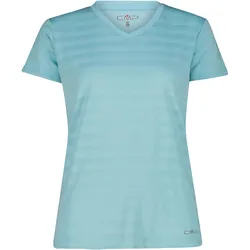 CMP Campagnolo, Damen, Sportshirt, Striped Mesh (XXL), Türkis, XXL