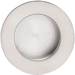 Marchesi, Möbelgriff, Schiebetürmuschel (Muldengriff), Griff rund ø80mm Edelstahl feinmatt