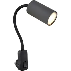 Wandleuchte Robby in Schwarz/Graphit max. 25W Wandlampe