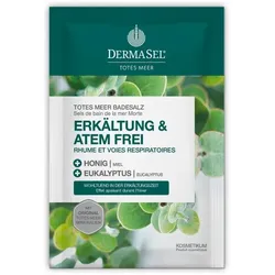 DERMASEL Totes Meer Badesalz Erkältung & Atemfrei 80 g