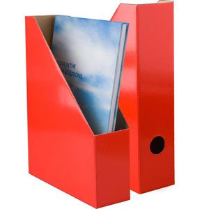 Herlitz Stehsammler 100552128, A4, Pappe, rot