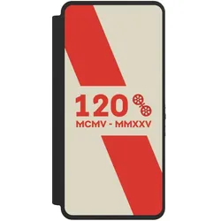 Nivocase Klapphülle für Samsung Galaxy S26 Ultra Handyhülle aus Kunst Leder NIVOflip schwarz 1. FSV Mainz (Samsung Galaxy S26 Ultra), Smartphone Hülle, Schwarz