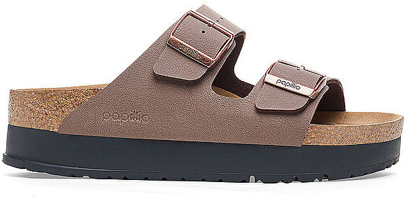 BIRKENSTOCK Damen Pantoletten Arizona PAP Flex Platform braun   39 W