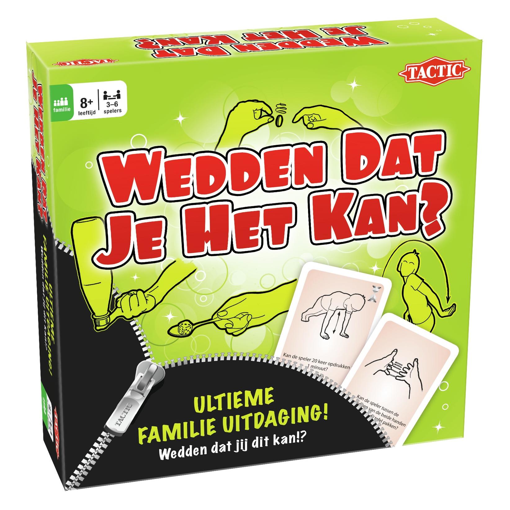 Tactic Wedden dat je het kan? (Niederländisch, 3 - 6 Spieler) (53940)