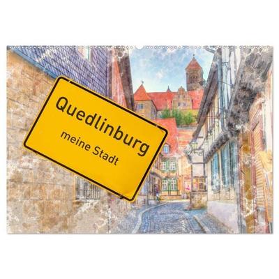 Quedlinburg-meine Stadt (Wandkalender 2027 DIN A2 quer), CALVENDO Monatskalender