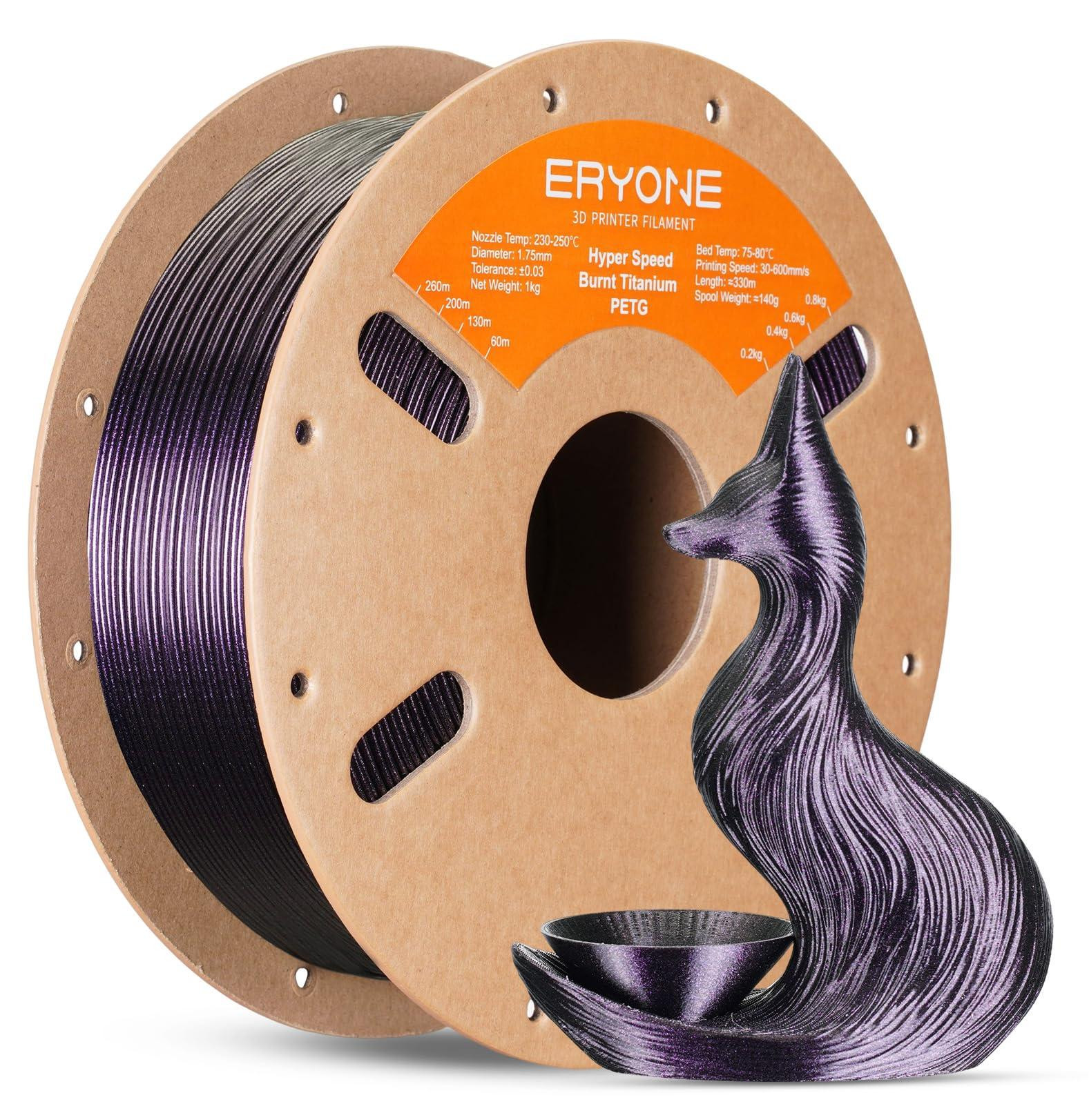 Selius Rapid PETG Filament Burnt Titanium voor 3D Printer 1.75mm