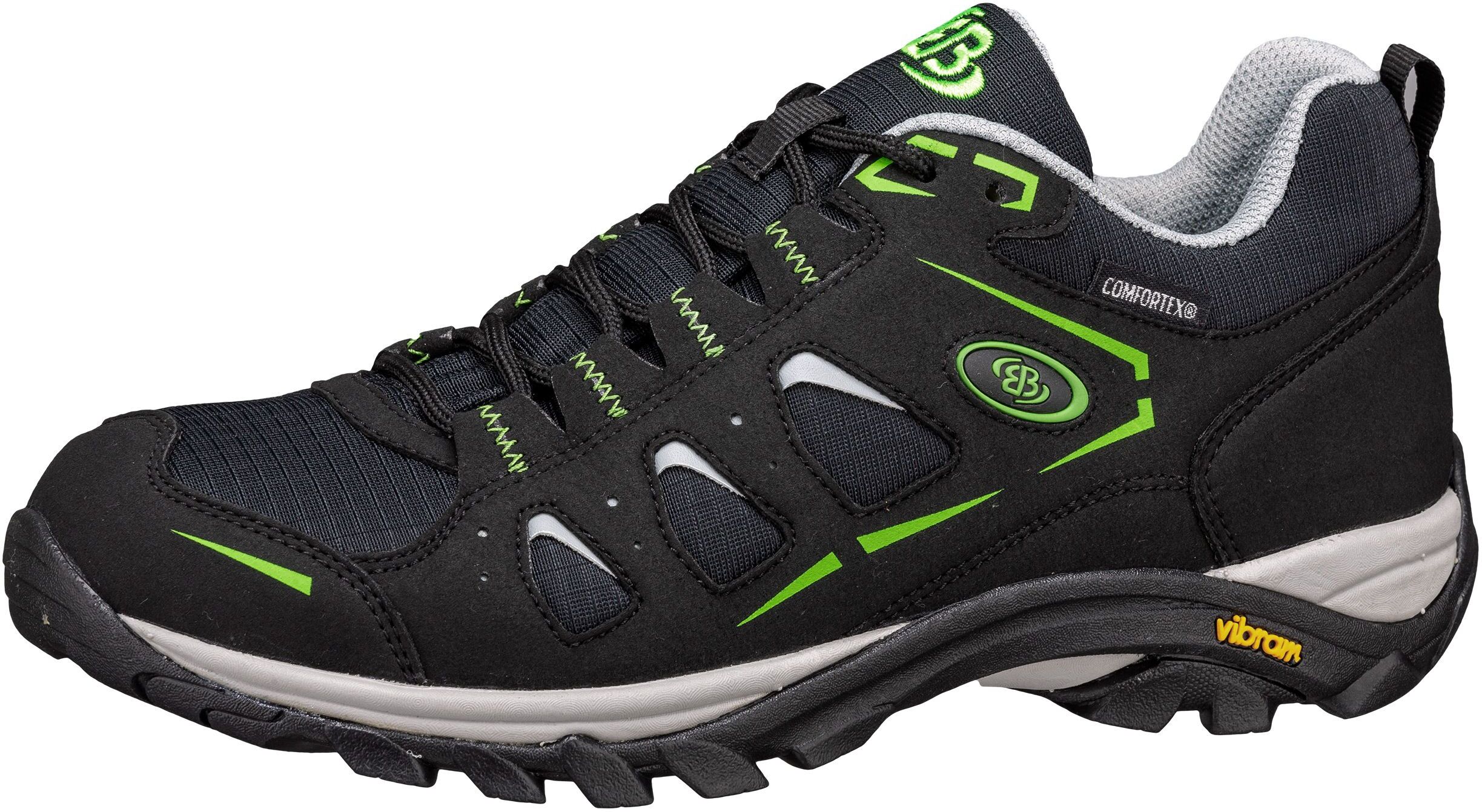 Outdoorschuh BRÜTTING "Outdoorschuh Mount Frakes Low", Herren, Gr. 46, schwarz, Synthetik, Schuhe Outdoorschuh schwarz 46