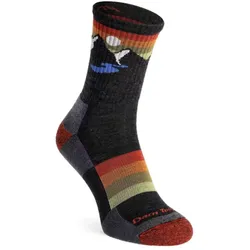 Darn Tough Sunset Ridge MicroCrew Lightweight Cushion Herren Socken Charcoal Gr. M (EU 41-42,5)