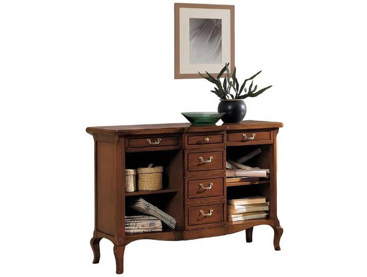 JVmoebel Kommode Eleganter Massivholzschrank im italienischen Stil, Made in Italy