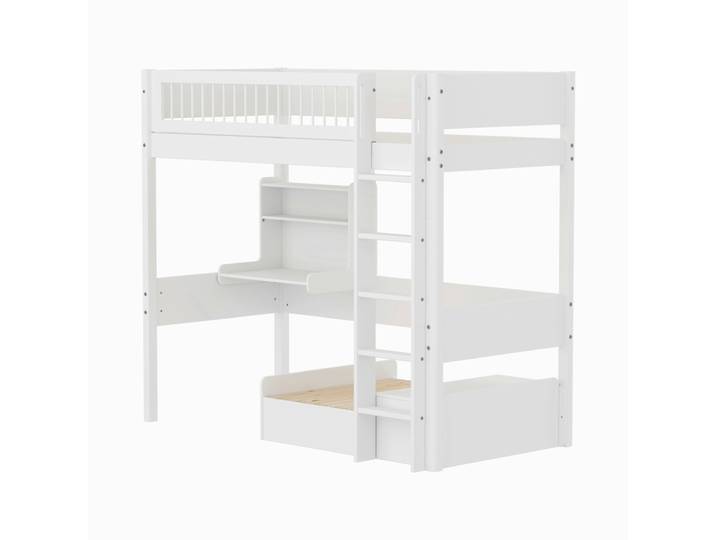 Hochbett WHITE mit Sofabett