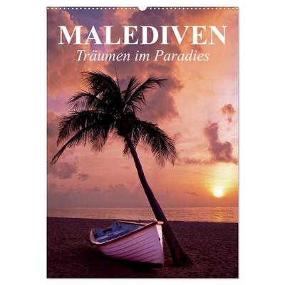 Malediven - Träumen im Paradies (Wandkalender 2027 DIN A2 hoch), CALVENDO Monatskalender