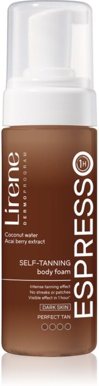 Lirene Perfect Tan Selbstbräunerschaum für dunkle Haut Für Gesicht und Körper 150 ml