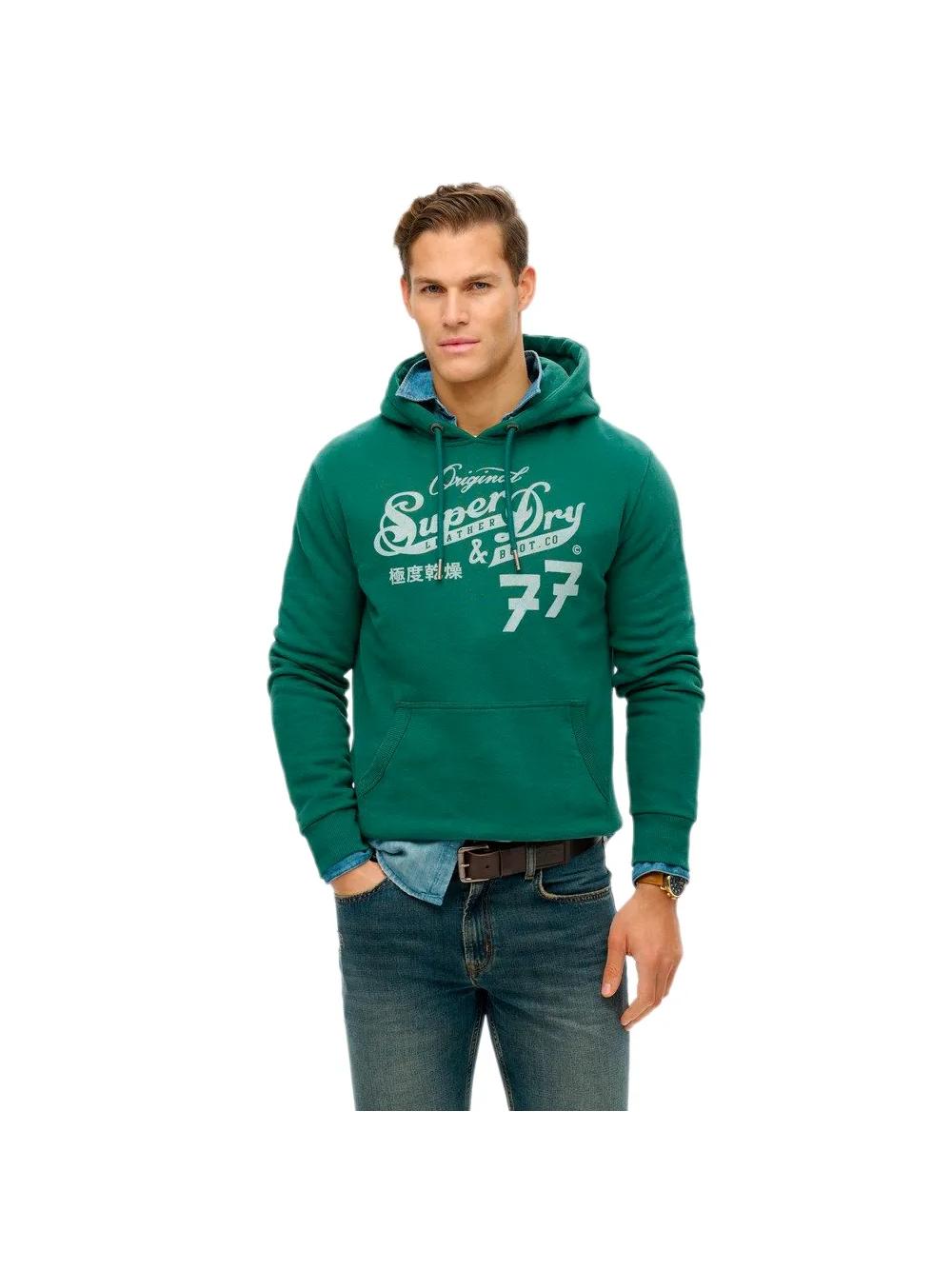 Superdry Herren-Sweatshirt mit Schriftzug