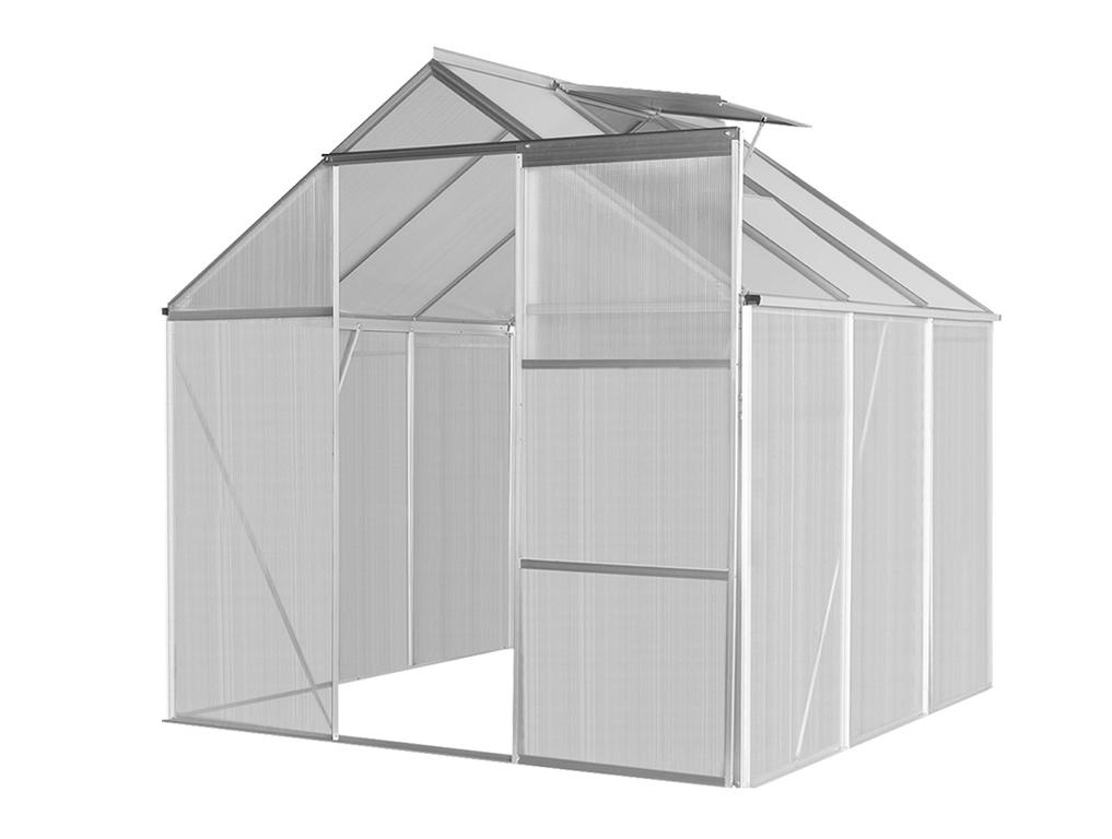 JUNGELMAR Promotion Gewächshaus Alu-Rahmen 190 x 190 x 193 cm 16956210