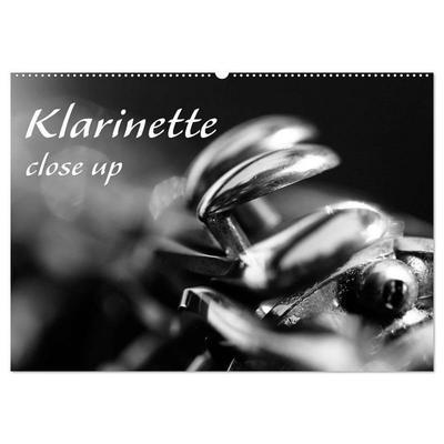 Klarinette - close up (Wandkalender 2026 DIN A2 quer), CALVENDO Monatskalender