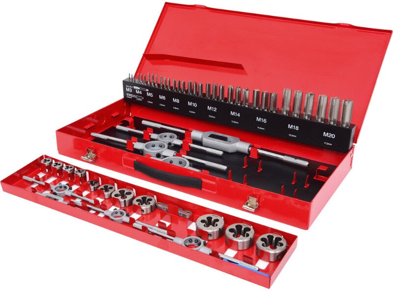KS TOOLS Coffret tarauds et filières 54 pièces - 331.0654