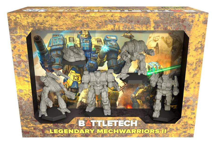BattleTech Legendary MechWarriors II uitbreiding met 5 Mech-voertuigen en pilootkaarten van Catalyst Game Labs