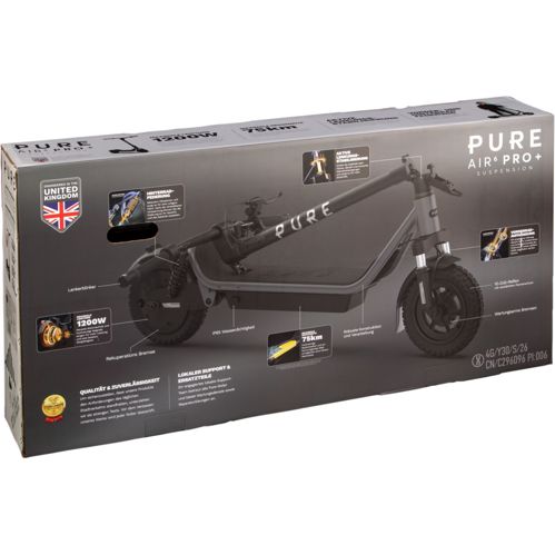 PURE Electric Air6 Pro+ Suspension Elektro-Scooter
