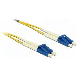 Delock LWL Kabel LC Duplex zu LC Duplex Singlemode OS2 75 m (75 m), Netzwerkkabel
