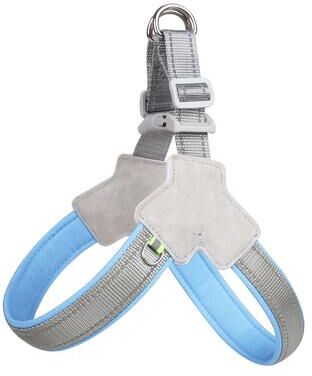 Perfect Picks Market Reflective Dog Harness For Small & Medium Dogs No Pull, Adjustable Vest For Pugs, Chihuahuas, Bulldogs & More blue xl