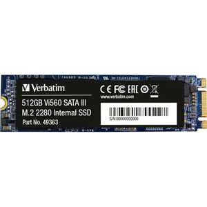 Verbatim Festplatte Vi560 S3, 49363, M.2 2280, intern, SATA III, 512GB SSD