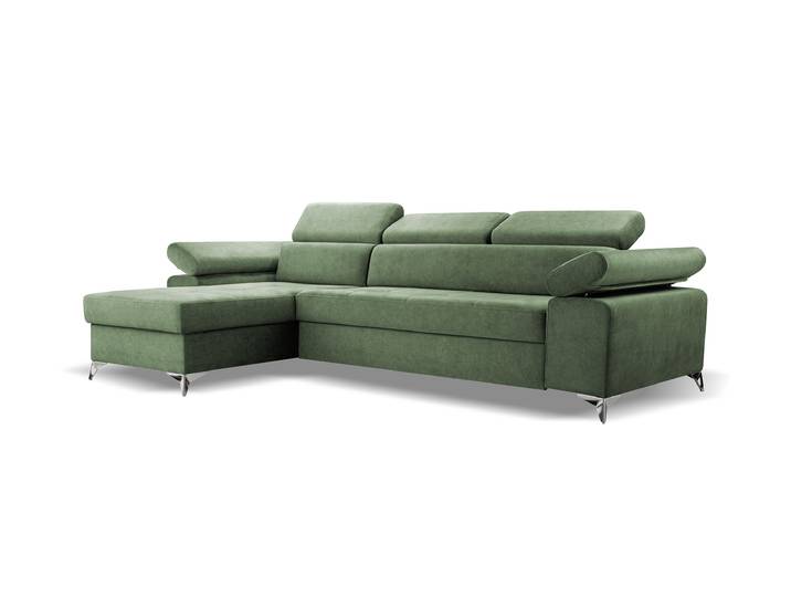 Ecksofa BARDI Links Grün (Noel 09)