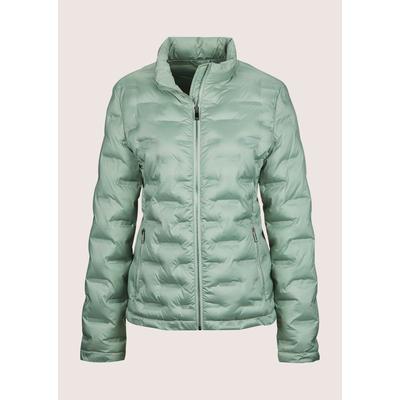 Steppjacke MADELEINE "Jacke Sportliche Jacke aus Sommer-Stepp", Damen, Gr. 46, grün (hellsalbeigrün), Obermaterial: 100% Polyester PES., Modern, normal, Jacken Steppjacke