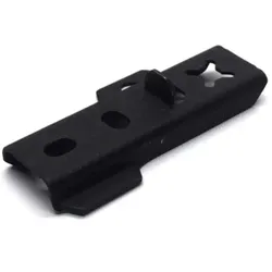 KAHRS Dila Schwarz 2/17 Terrassendielenverbinder mit 400 Clips & passenden Schrauben, aus rostfreiem V2A-Edelstahl, Aufbau 6mm